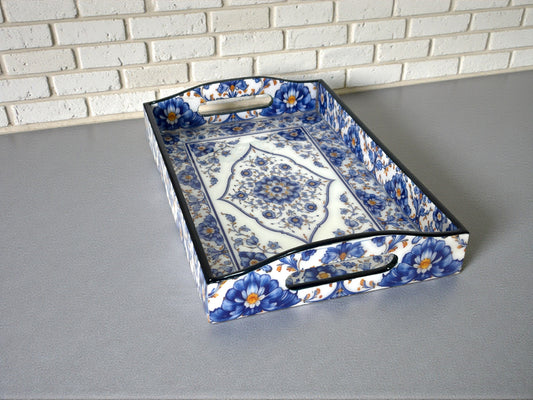 Blue Pottery Tray