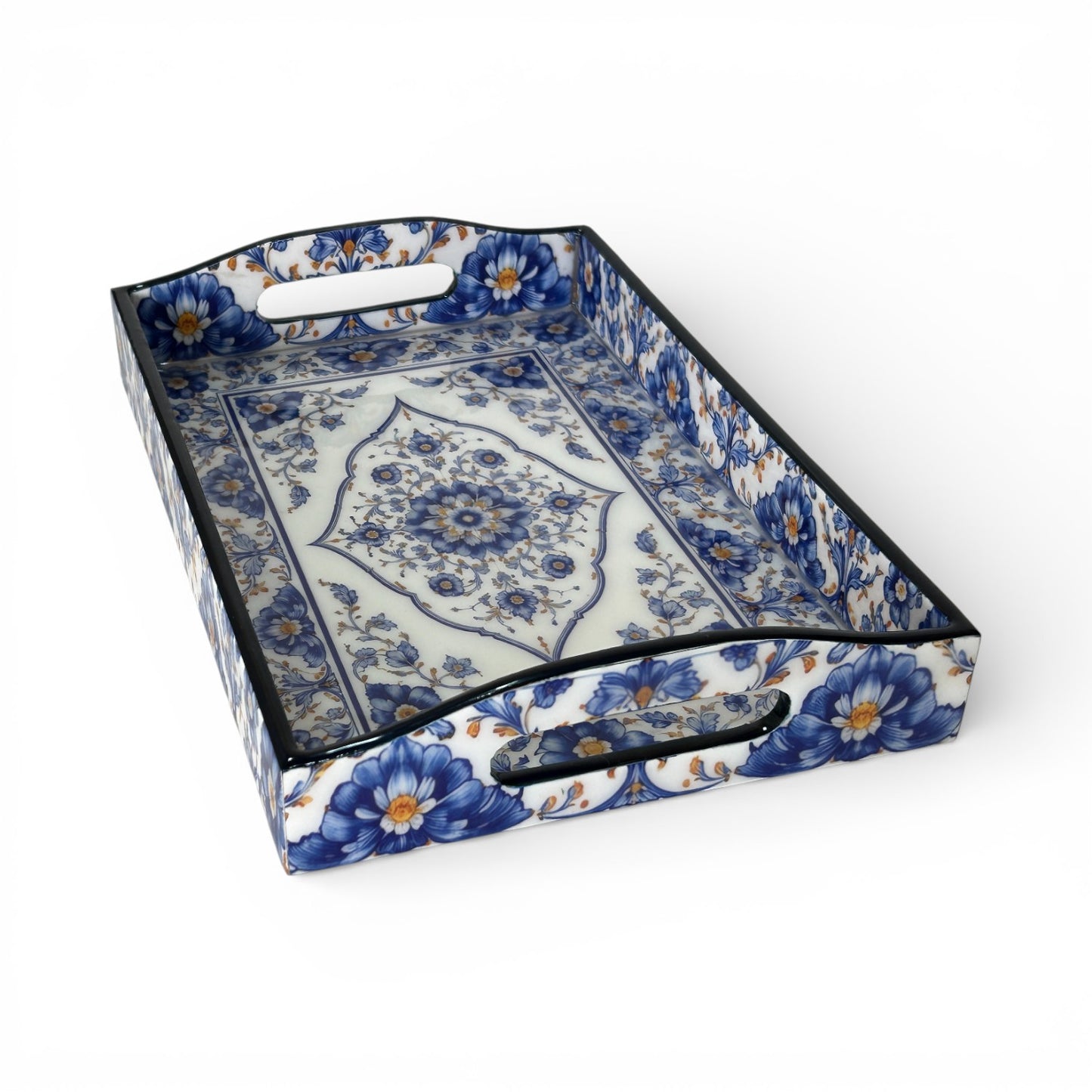 Blue Pottery Tray
