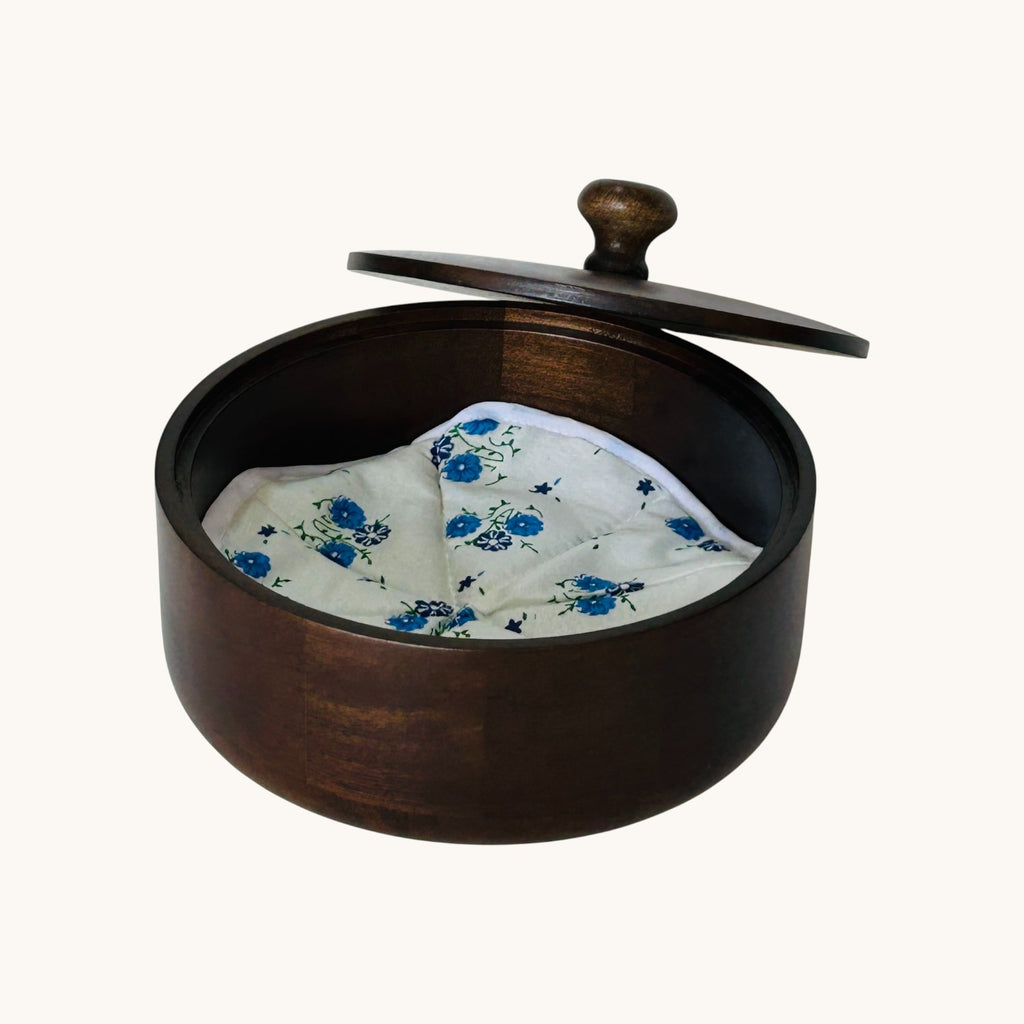 Wooden Chapati Box / Roti Box