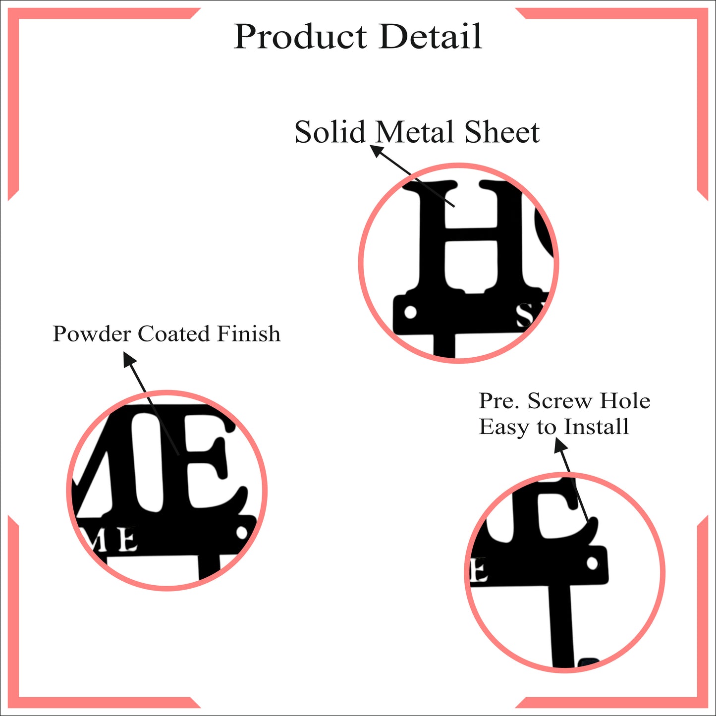 Metal Key Holder for Wall | Metal Key Hanger,  Key Hooks | Decorative Key Stand for Home Entrance, Living Room & Office