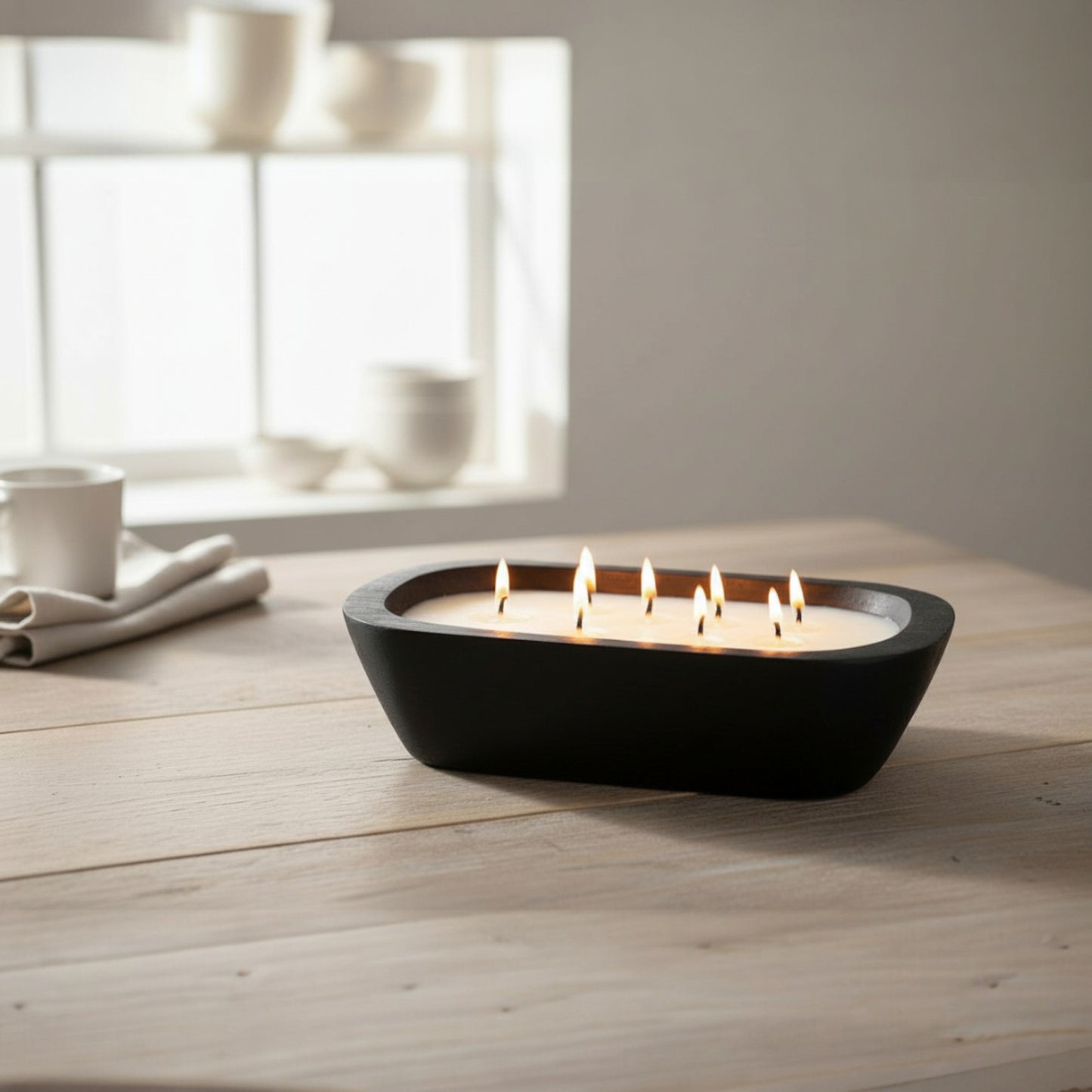 Wooden Candle Holder